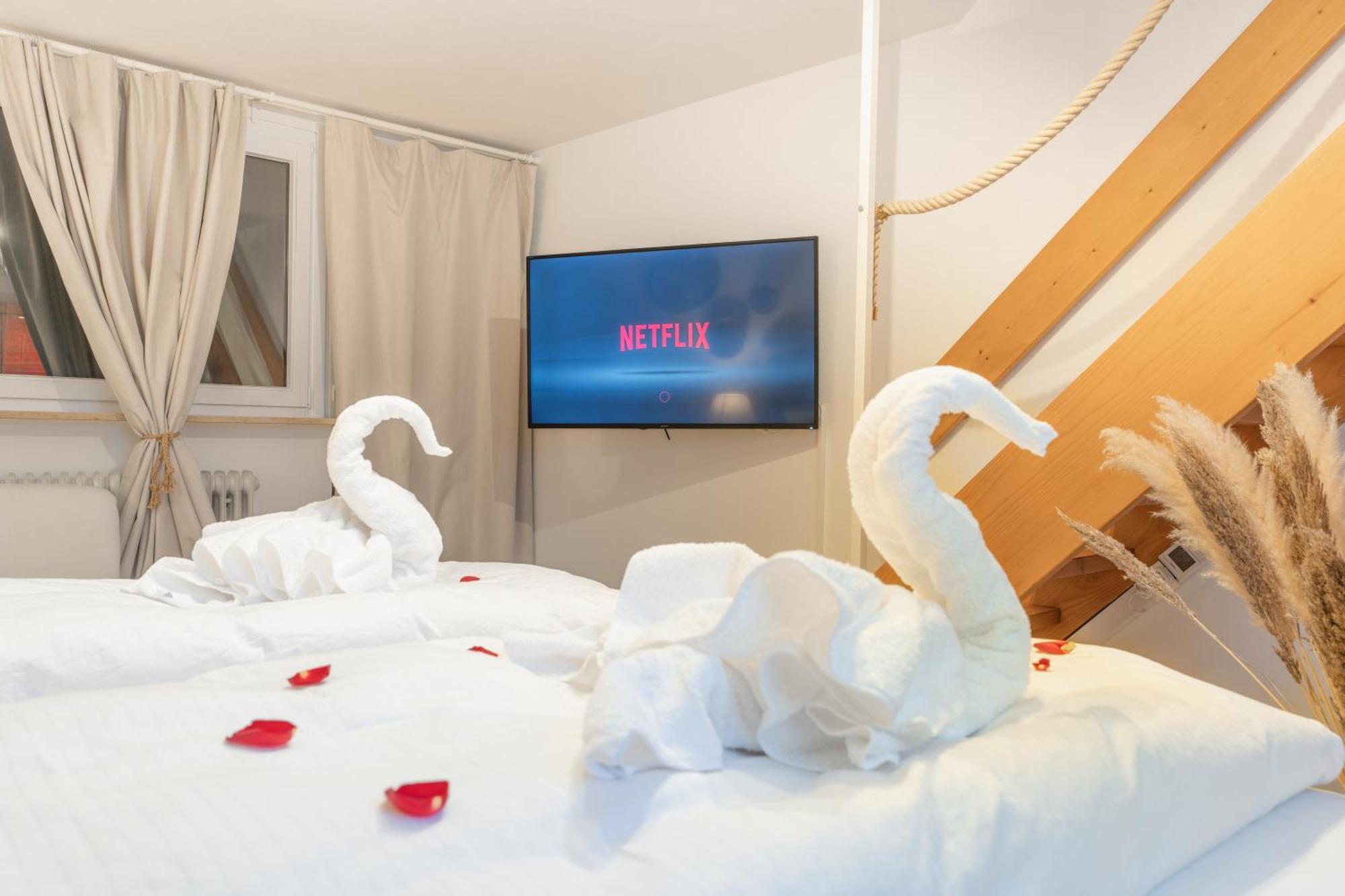 Seeblick-Oase Istayunixi Seenaehe-Sauna-Balkon-Netflix-Parkplatz Ohningen Eksteriør bilde
