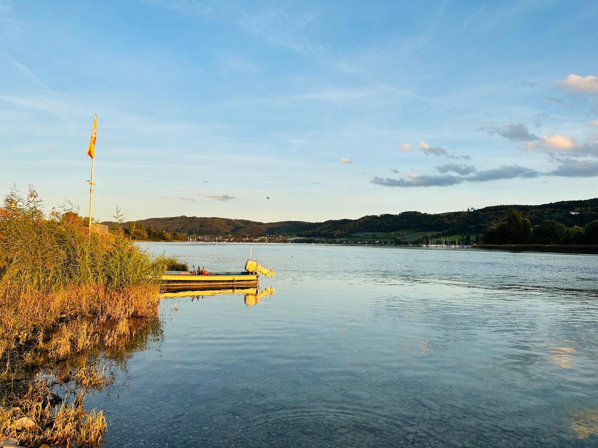 Seeblick-Oase Istayunixi Seenaehe-Sauna-Balkon-Netflix-Parkplatz Ohningen Eksteriør bilde